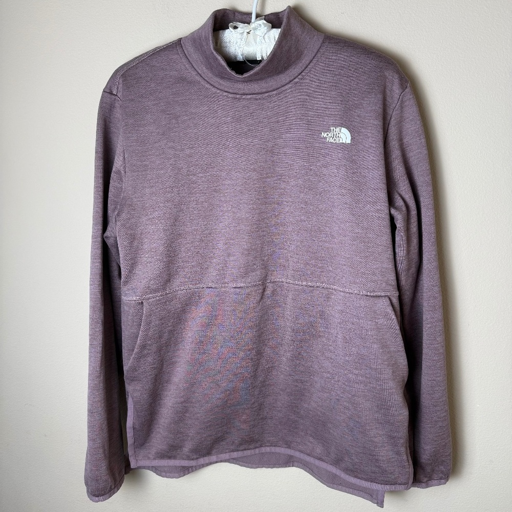 The North Face Canyonlands Pullover Tunic Womens Medium Purple Shirt Top Fleece